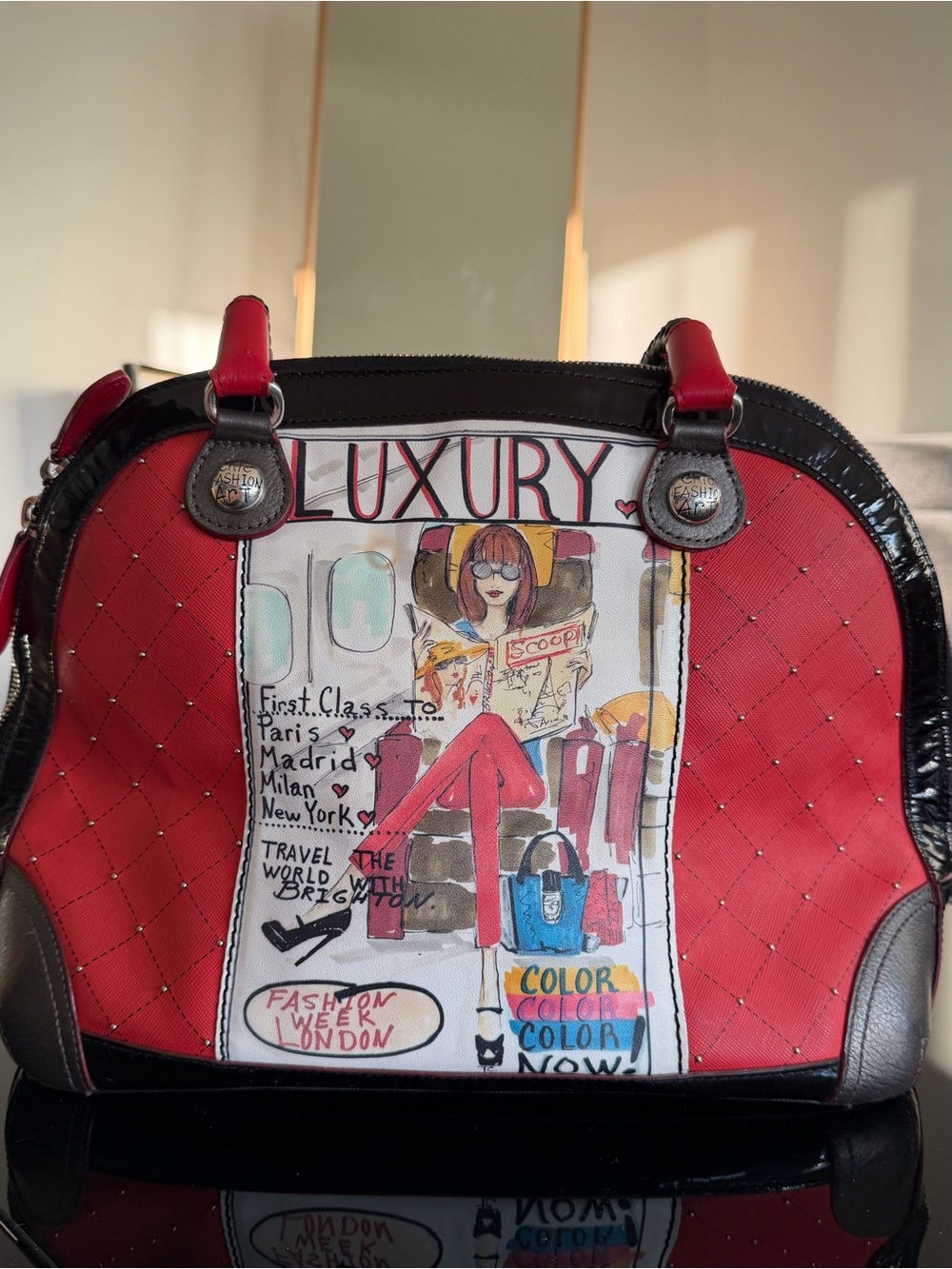 Brighton "Luxury First Class" Fashionista Satchel